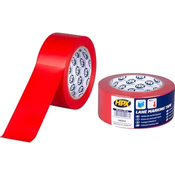 Lepicí páska PVC páska pro značení podlah a bezpečnostních zón Červená
