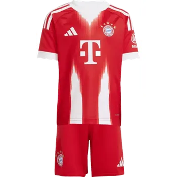 Dětská domácí souprava Adidas FC Bayern 25/26 por malé děti červená
