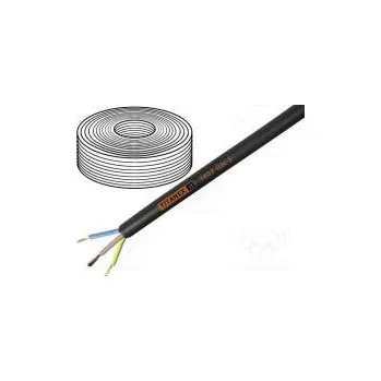elektrický kabel Vodič H07RN-F,TITANEX® kulatý lanko Cu 5G10mm2 guma černá