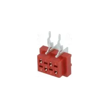 Elektrický konektor Wire-board socket female PIN 4 THT on PCBs 30V 1A -40÷105°C