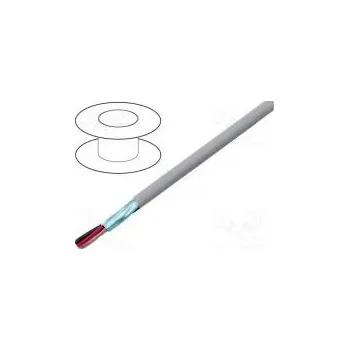 elektrický kabel Vodič EcoCable Mini 3x22AWG fólie Al-PET MPPE tmavě šedá