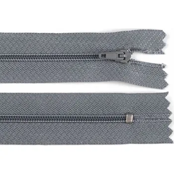 Zip Zip spirálový šíře 3 mm, délka 25 cm - šedý neutrální