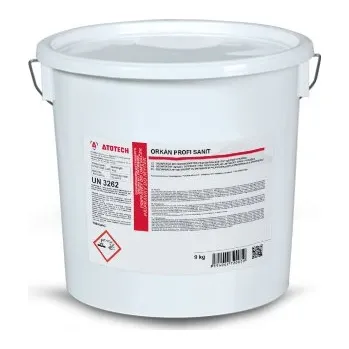 Dezinfekce ATT DETERGENTY Orkán PROFI sanit - detergent s dezinfekční složkou pro profesionální myčky nádobí, balení 9 kg