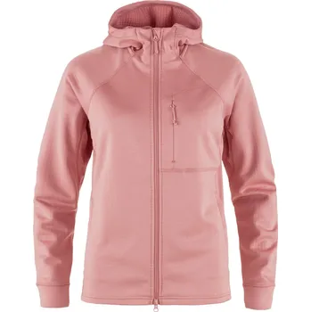 Skialpinistické vybavení Fjallraven Abisko Grid Fleece Hoodie W - Dusty Rose