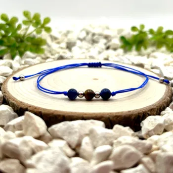 Náramek Certom Provázkový náramek sodalit tygří oko 0311