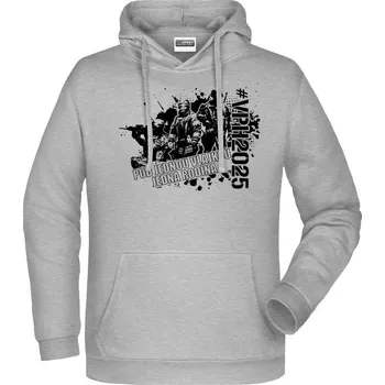 Pánská mikina Mikina s kapucí #VPH2025 - světle šedá