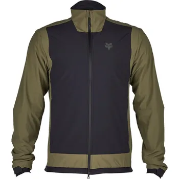 Cyklistická bunda FOX Defend Fire Alpha Jacket - Olive Green M