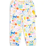 Wouki Dětské tepláky MORU - jungle pink 86