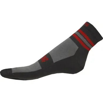 Dámské ponožky Ponožky Gapo Fit Young šedočervená velikost 23-24