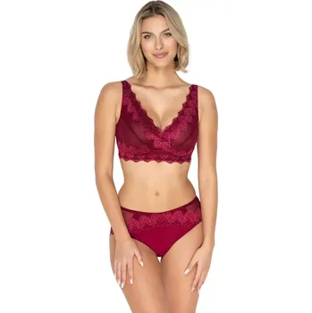 Podprsenka Bezkosticová celokrajková braletka Timo 010849 tm.červená velikost 85E