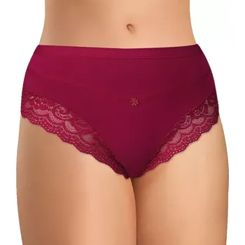 Kalhotky Kalhotky s krajkou pro ženy Andrie PS 2752 bordo velikost XL-46/48