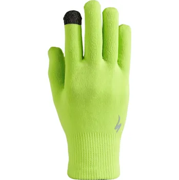 Cyklistické rukavice Specialized Thermal Knit Glove - hyper green