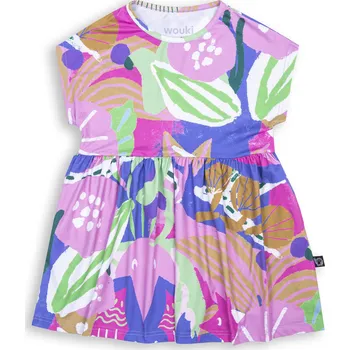 Dívčí šaty Wouki Dívčí šaty Tako II - Pink 134