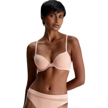 Dámské spodní prádlo Jemně vyztužená podprsenka Calvin Klein QF9005E tm.pudr velikost 80DD