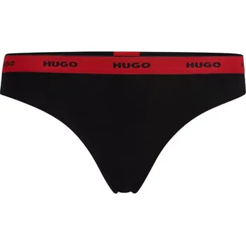 Kalhotky Dámská tanga Hugo 50480150 černo-červené velikost L-42/44