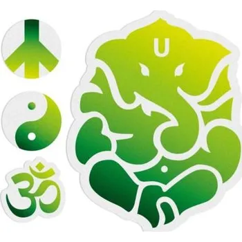 Reflective Berlin Reflective Decals - Ganesha - green uni