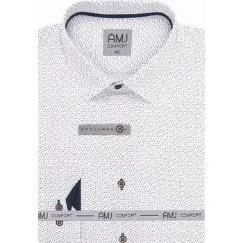 Elegantní pánská košile AMJ Comfort Slim Fit VDSBR 1404 velikost 39