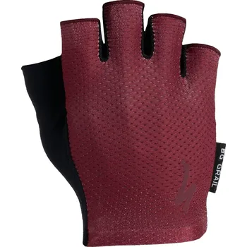 Cyklistické rukavice Specialized Men's Body Geometry Grail Gloves Short Finger - garnet red XXL