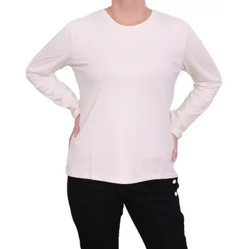 Dámské tričko Dámské tričko s dlouhým rukávem Marinello 11961 cream velikost XL