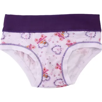 Dívčí spodní prádlo Dívčí kalhotky s obrázkem Emy Bimba B2886 viola velikost 3