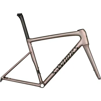 rám kola Specialized S-Works Tarmac SL8 Frameset - gloss viavi red gold over silver/satin metallic obsidian 58