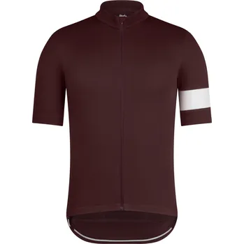 Cyklistické oblečení Rapha Men's Classic Jersey - Fudge/White Alyssum M