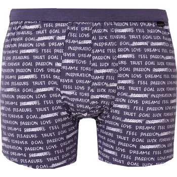 Boxerky Moderní pánské boxerky Andrie PS 5908 jeans velikost XXL-58/60