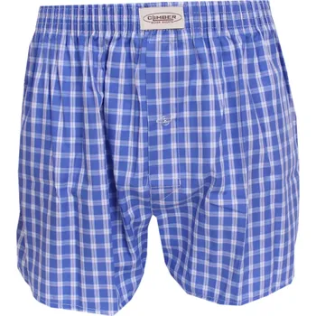 Trenýrky Moderní plátýnkové trenýrky Climber 3100C19 modrá kostička velikost XXL-58/60