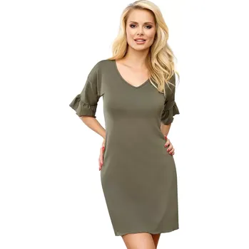 Dámské šaty Dámské bavlněné šatičky Tissi 108 khaki velikost XL