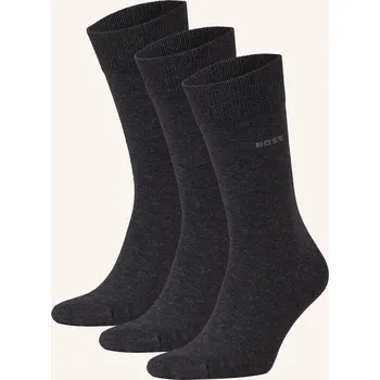 Pánské ponožky Boss Pánské Ponožky, 3 Páry V Balení, tmavě šedá, 43