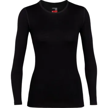 Icebreaker Women's 260 Tech LS Crewe - black XL