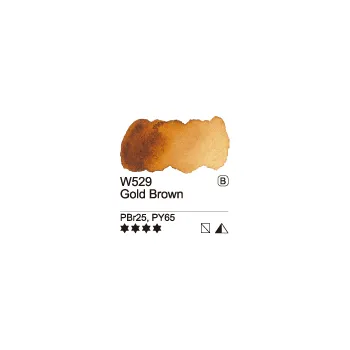 Vodová barva Akvarelová barva Mijello 15ml – 529 Gold Brown (Akvarelová barva Mijello 15ml – 529 Gold Brown)