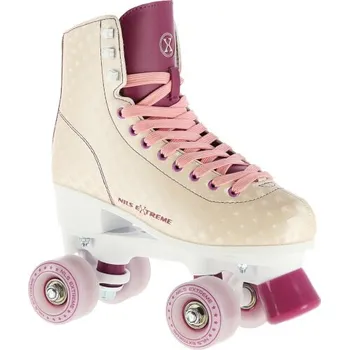 Kolečkové brusle Quad kolečkové brusle NILS Extreme NQ14110 krémové 39