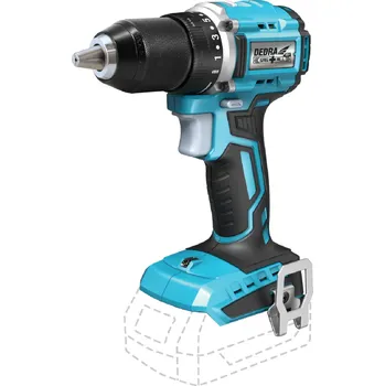 Aku vrtačka/šroubovák DEDRA bezuhlíkový motor 18V