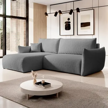 Sedací souprava Sedací souprava ALLORA | 177x257 cm | rozkládací + úložný prostor | VÝBĚR TKANIN