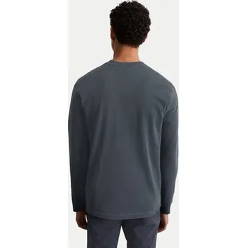 Pánské tričko Marc O'Polo S dlouhým rukávem B21 2236 52006 Tmavomodrá Regular Fit 3XL