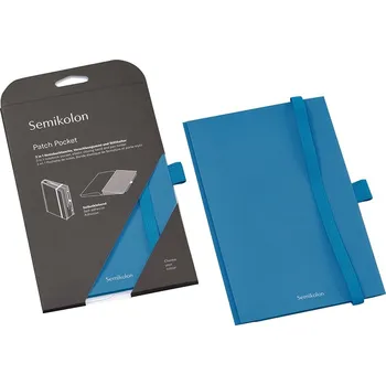 Diář Semikolon, Kapsa do zápisníku Semikolon A5, modrá - Formadore
