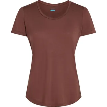 Dámské tričko ICEBREAKER Wmns 125 Cool-Lite Sphere III SS Scoop, Carob (vzorek) velikost: S