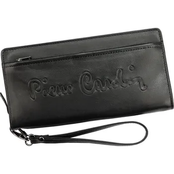 Peněženka Značková černá peněženka s kapsou na mobil (GDPN398)