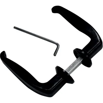 PILECKÝ Klika hliníková černá