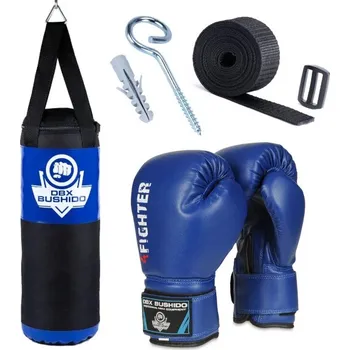 Boxovací pytel Sada pro trénink boxu DBX BUSHIDO DBX Kids60.3 modrá