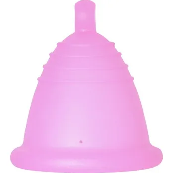 Menstruační kalíšek Menstruační kalíšek Me Luna Soft L Shorty s kuličkou růžová (MELU087)