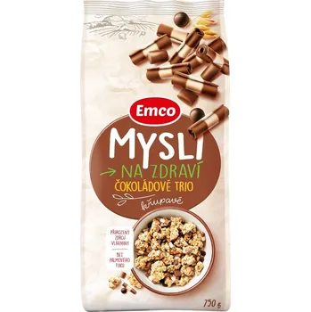 Emco Mysli na Zdraví Křupavé Čokoládové trio