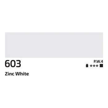 Vodová barva Akrylová barva Rosa 60ml – 603 zinc white (Akrylová barva Rosa 60ml – 603 zinc white)
