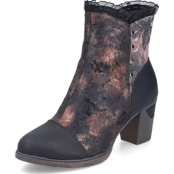 Dámské kozačky Dámská kotníková obuv RIEKER 96064-90 černá W5 39