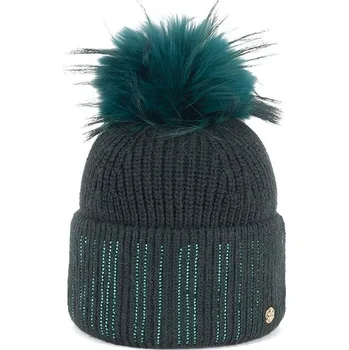 Čepice Granadilla Doutey Fur Beanie - green uni