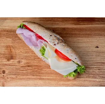 sojový rohlík šunka sýr