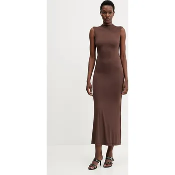 Dámské oblečení Šaty Bardot 59948DB hnědá 89X, vel. S