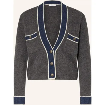 Dámský svetr Reiss Dámský Pletený Kardigan, tmavě šedá / tmavě modrá /...
