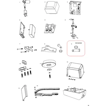 Příslušenství pro stavební techniku LiftMaster by Chamberlain 041A0336 zajišťovací kolík s pojistným kroužkem